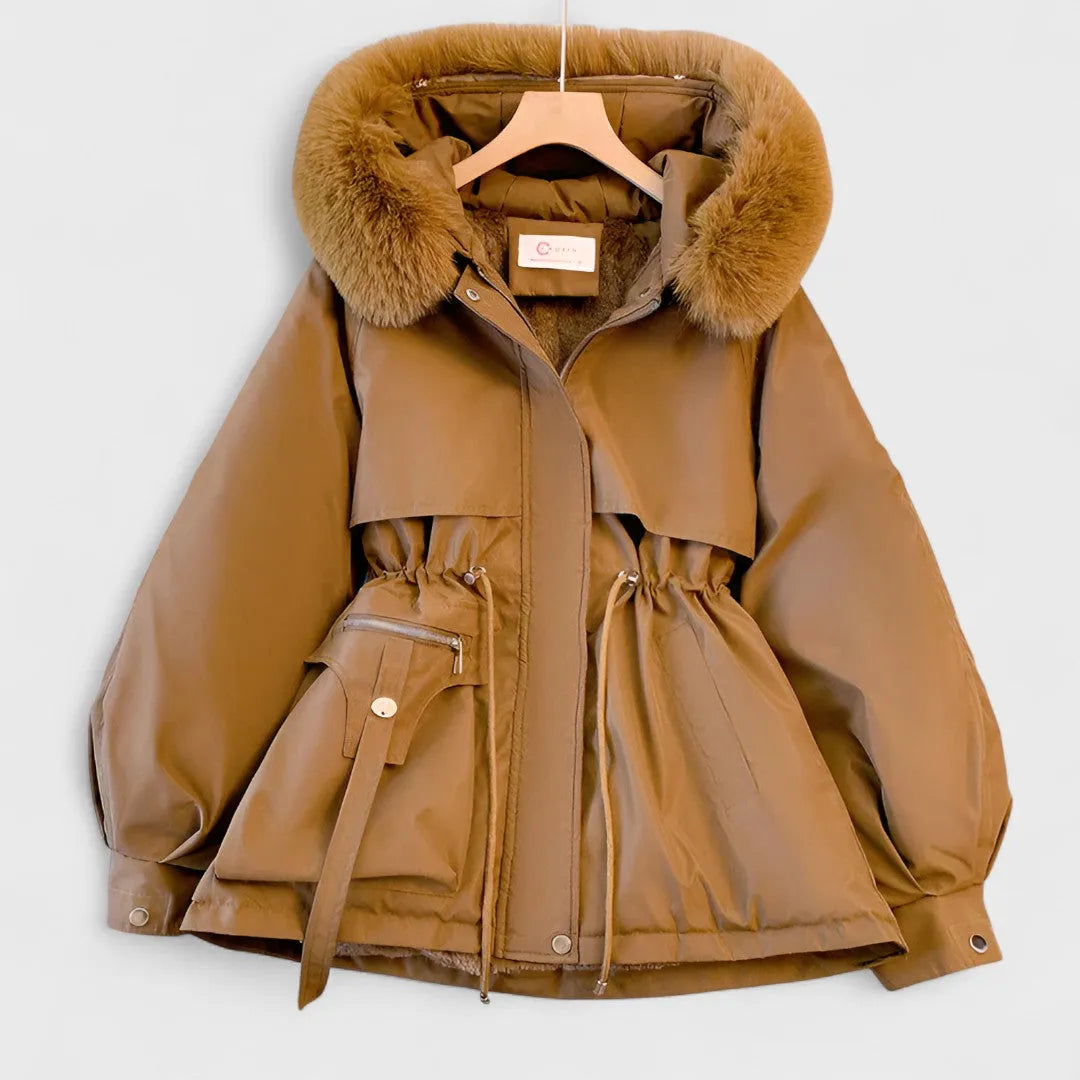 Women's Padded Winter Vest with Hood