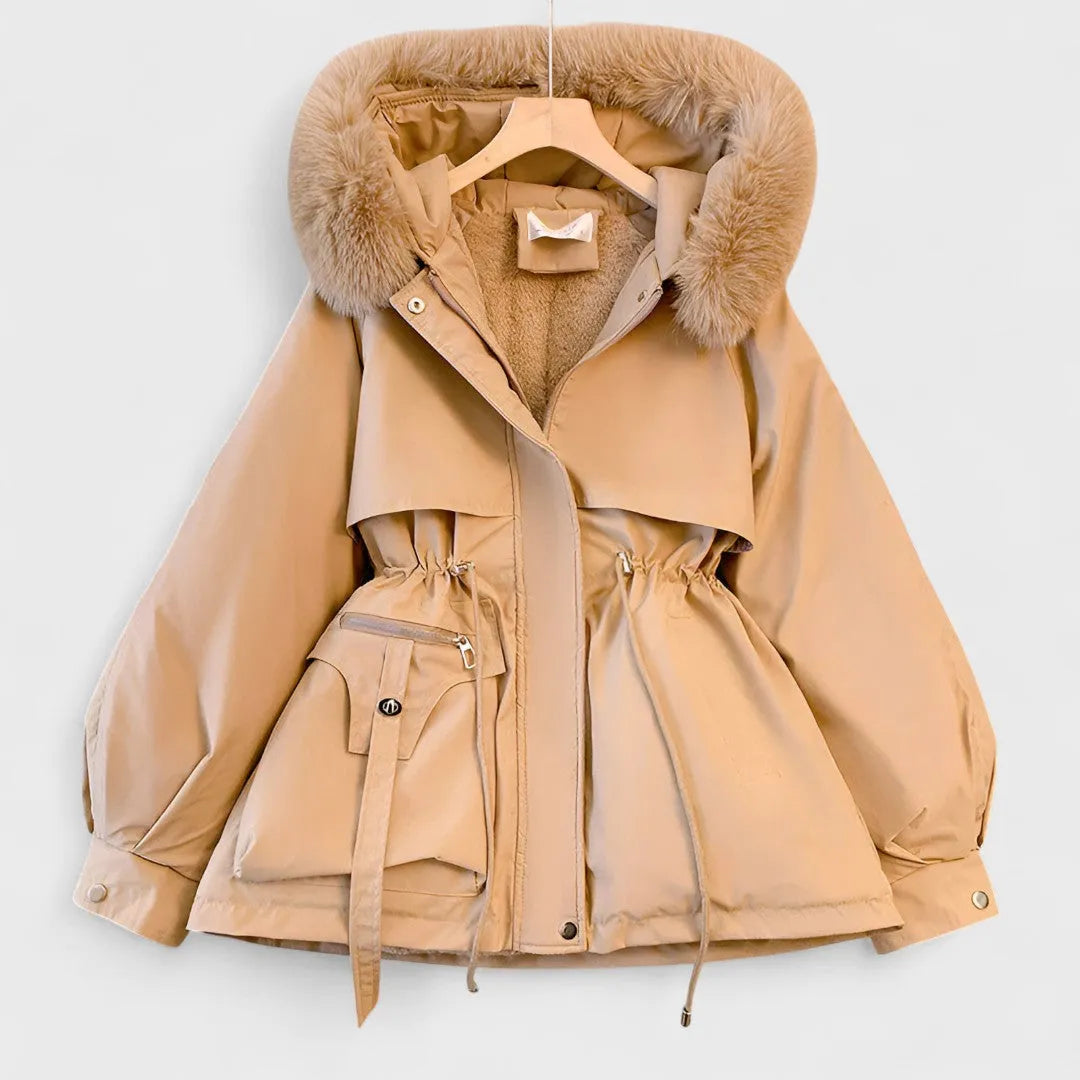 Women's Padded Winter Vest with Hood