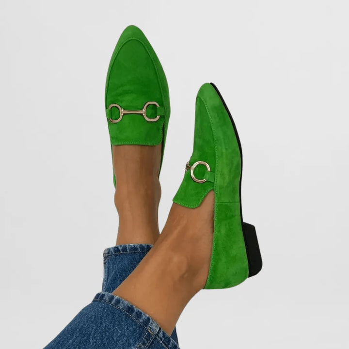 Women's Platform Comfy Loafers with Non Slip Sole
