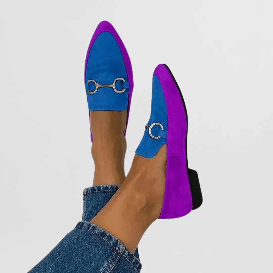 Women's Platform Comfy Loafers with Non Slip Sole
