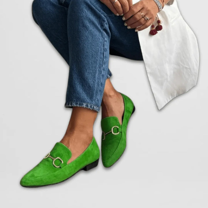 Women's Platform Comfy Loafers with Non Slip Sole