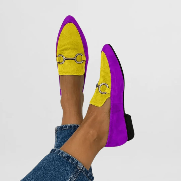 Women's Platform Comfy Loafers with Non Slip Sole
