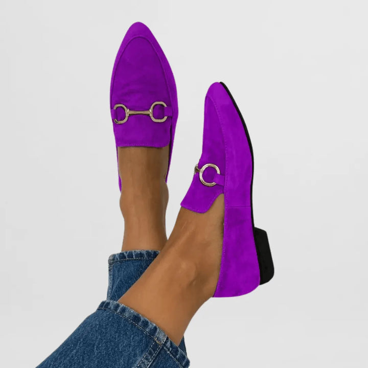 Women's Platform Comfy Loafers with Non Slip Sole