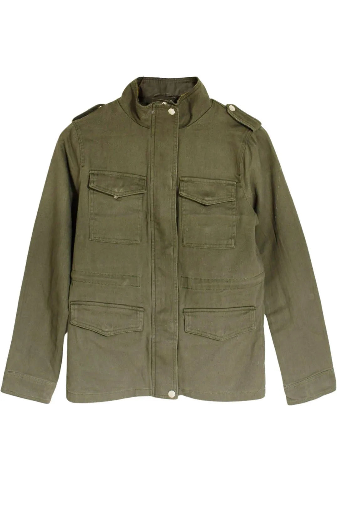 Women’s Quilted Jacket with Zip Closure and Pockets