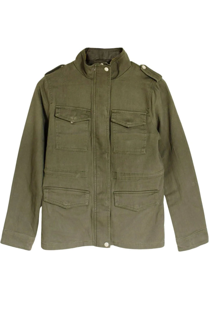 Women’s Quilted Jacket with Zip Closure and Pockets