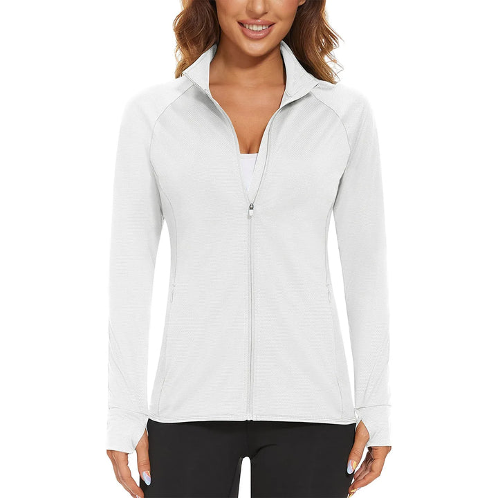 Women's Running Lightweight Jacket with Zip-Up
