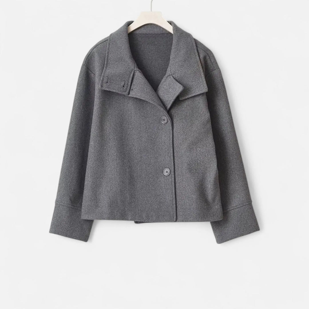 Women’s Short Lightweight Jacket with Double Breasted