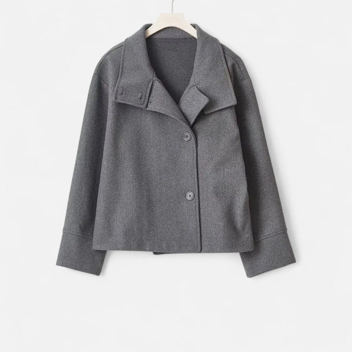Women’s Short Lightweight Jacket with Double Breasted