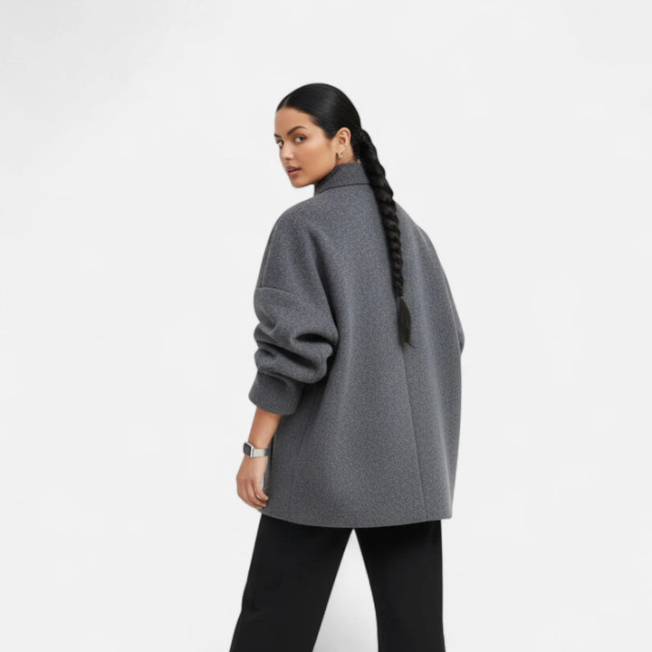 Women’s Short Lightweight Jacket with Double Breasted
