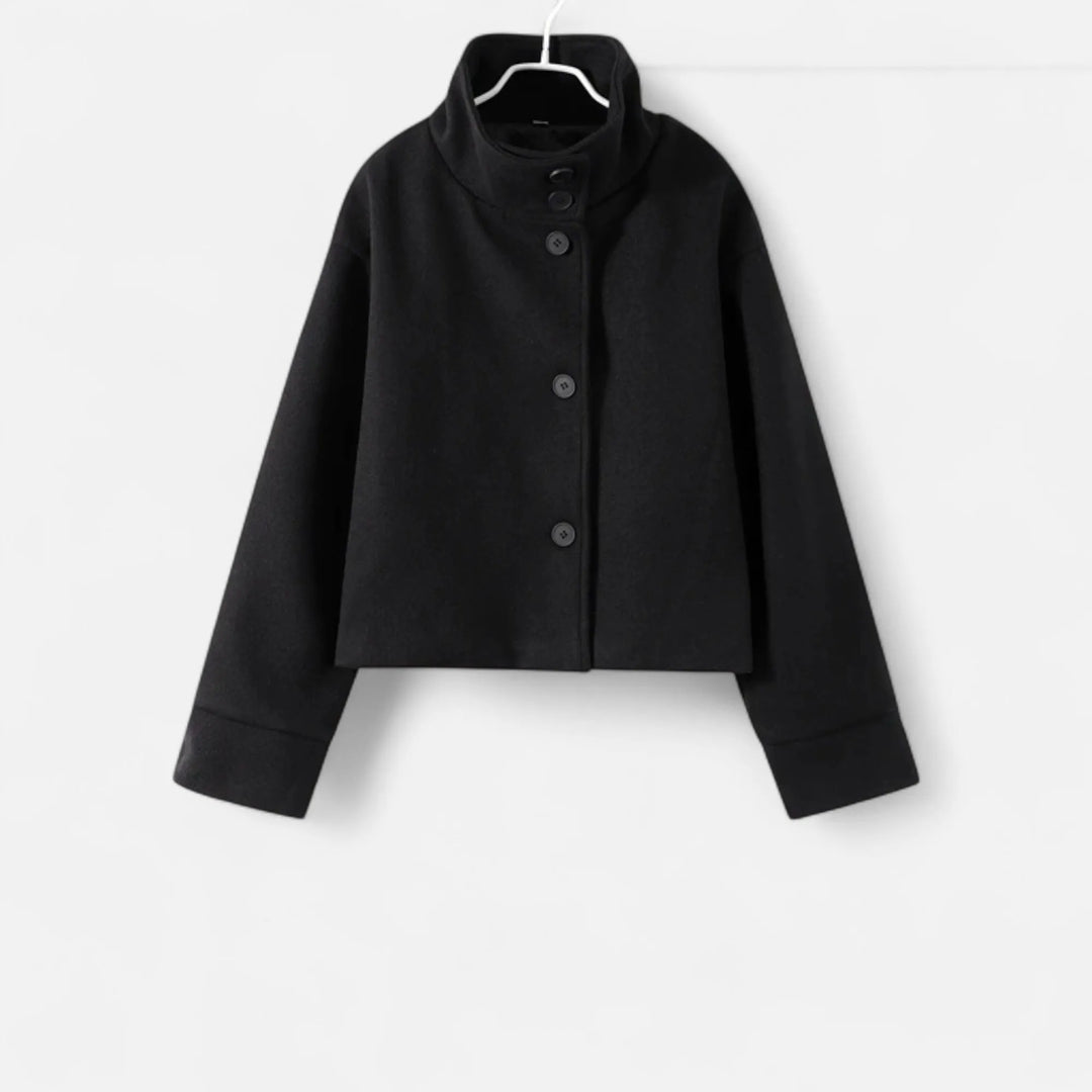 Women’s Short Lightweight Jacket with Double Breasted
