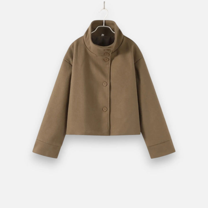 Women’s Short Lightweight Jacket with Double Breasted