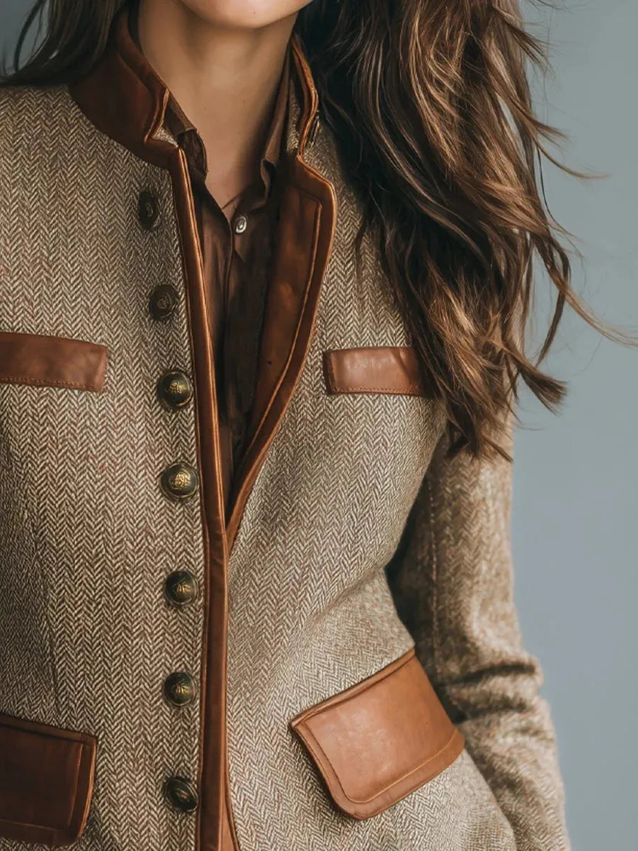 Women's Slim Elegant Blazer with Pockets
