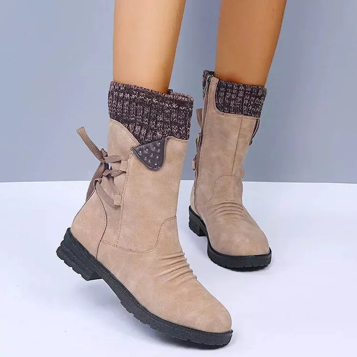 Women's Soft Chunky Ankle Boots with Non Slip Sole