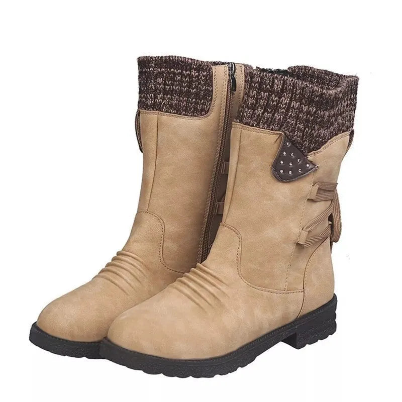 Women's Soft Chunky Ankle Boots with Non Slip Sole