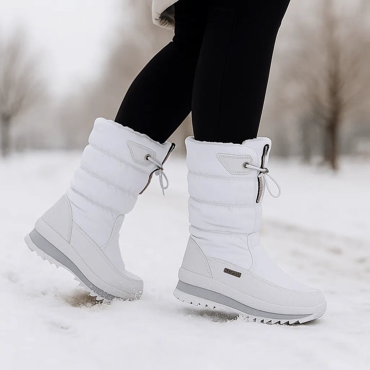 Women's Soft Chunky Waterproof Boots with Non Slip Sole