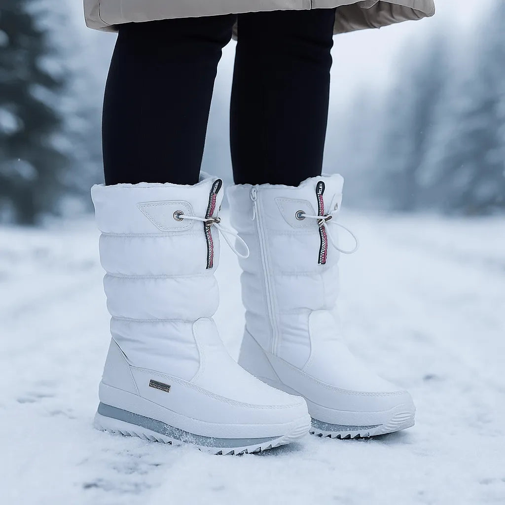 Women's Soft Chunky Waterproof Boots with Non Slip Sole