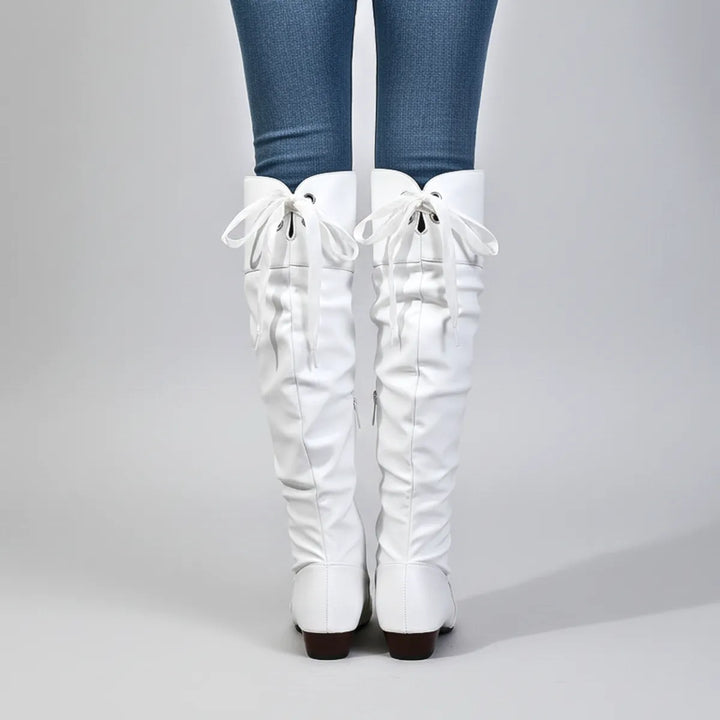 Women’s Soft Comfy Boots with Slouch Detail