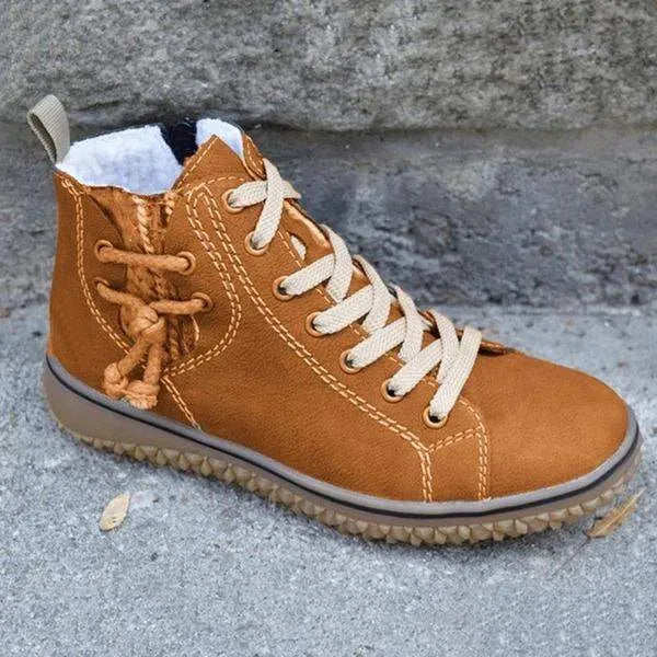 Women’s Soft Flat Boots with Anti Slip