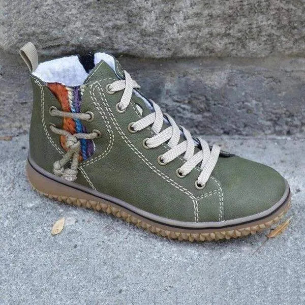 Women’s Soft Flat Boots with Anti Slip