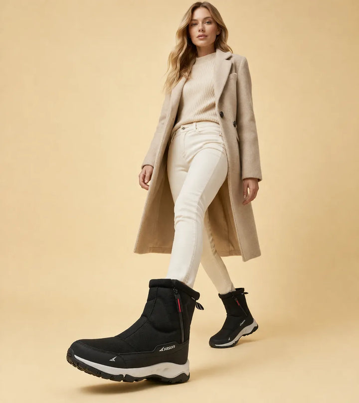 Women's Suede Knee High Boots with Non Slip Sole