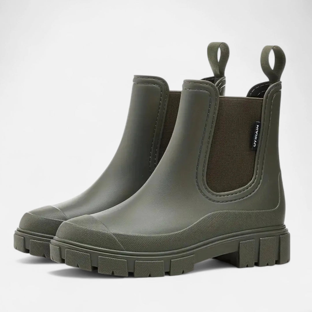 Women’s Waterproof Chelsea Boots with Non Slip Sole