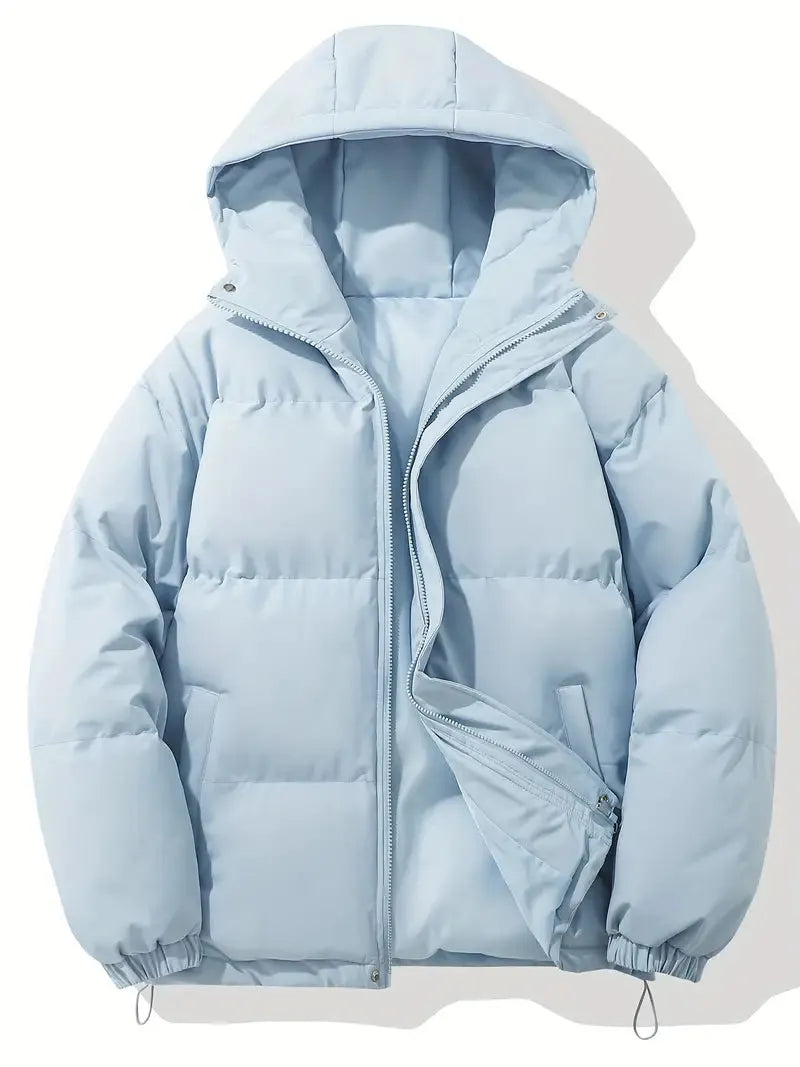 Women’s Winter Jacket with Hood and Zip Closure