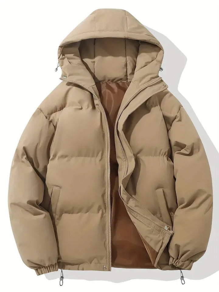 Women’s Winter Jacket with Hood and Zip Closure