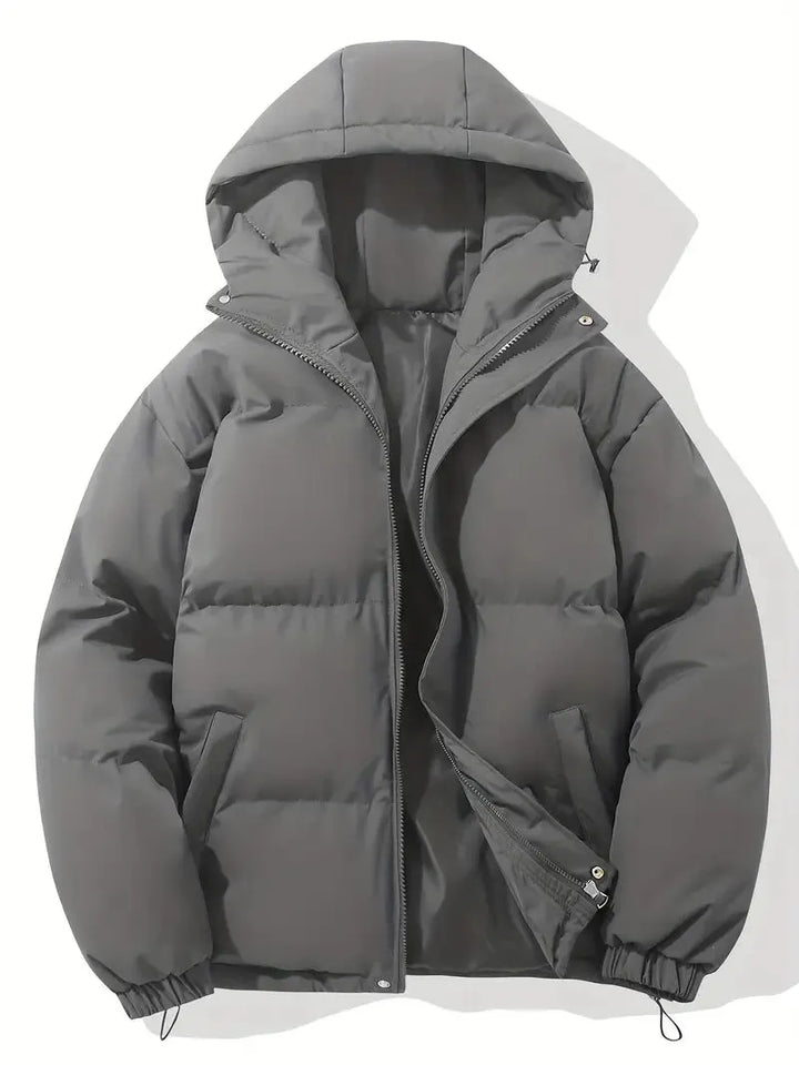 Women’s Winter Jacket with Hood and Zip Closure