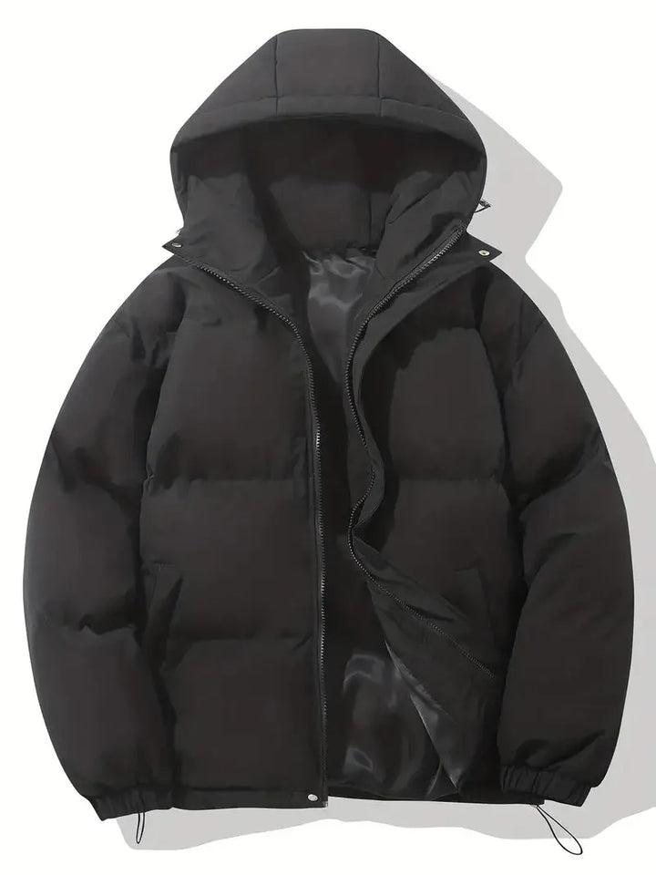 Women’s Winter Jacket with Hood and Zip Closure