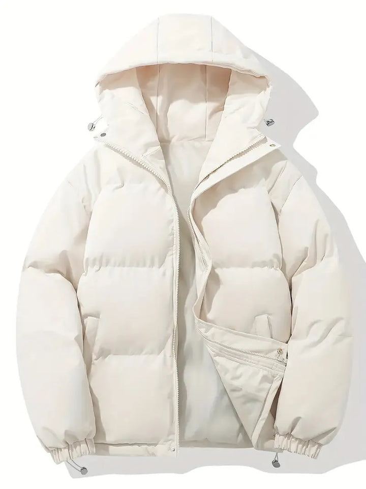 Women’s Winter Jacket with Hood and Zip Closure