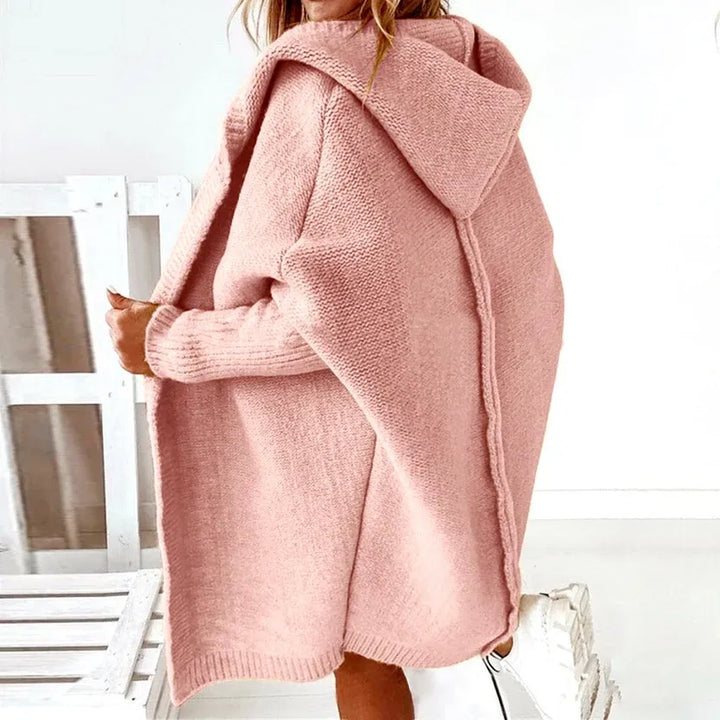 Women's Casual Oversized Coat with Hood