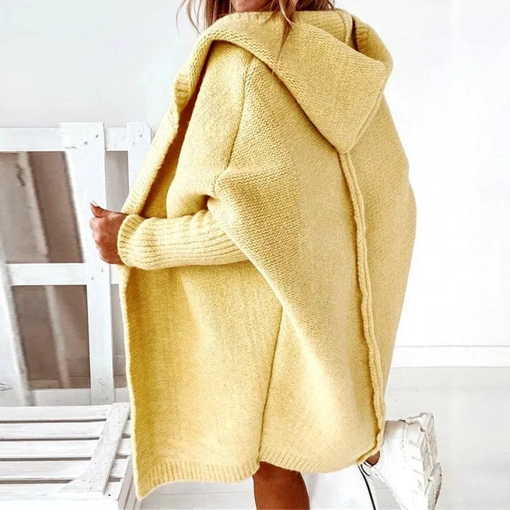Women's Casual Oversized Coat with Hood