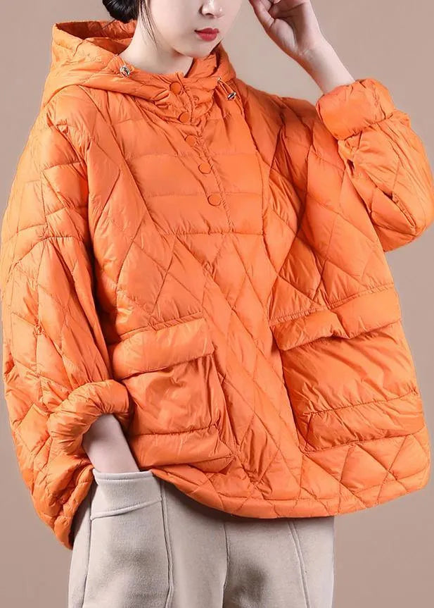 Women's Lightweight Puffer Winter Jacket with Hood